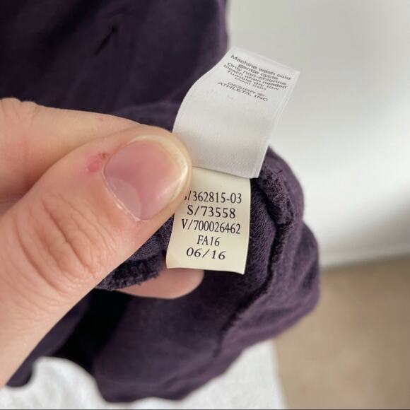 ATHLETA Purple Cotton Power Down Dress Size XXS - Picture 6 of 10